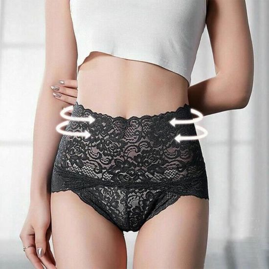Culotte dentelle taille haute new arrivals
