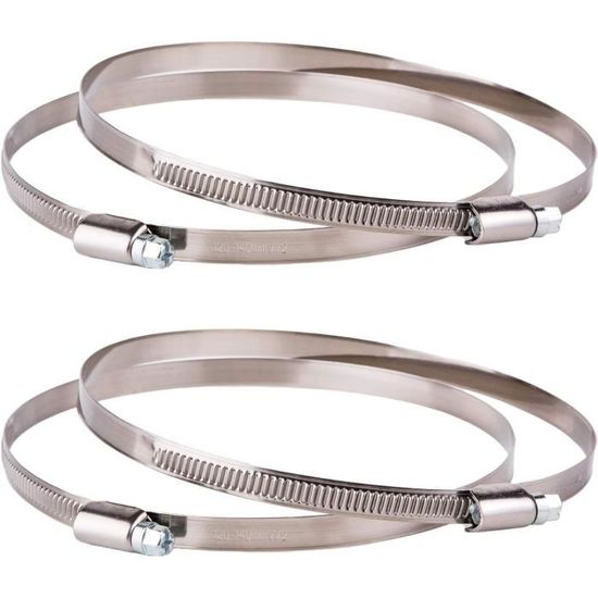 Collier de serrage - DASINKO - 60 pièces - Acier inoxydable - Réglable - Antirouille - Bricolage