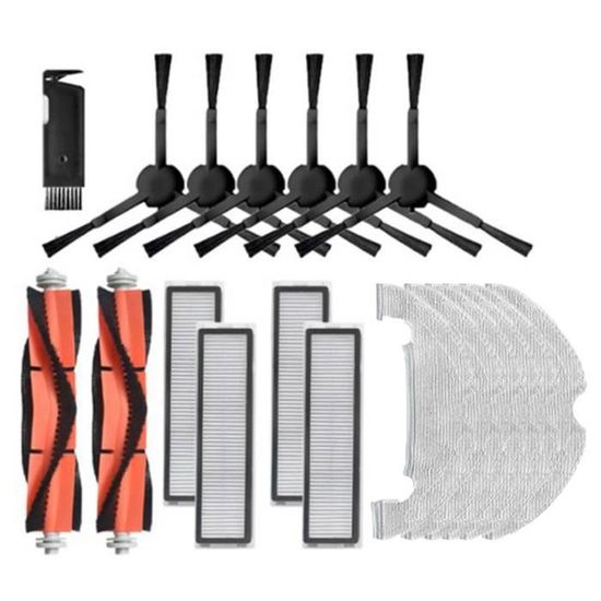 Brosse De Rechange Pour Robot Aspirateur Dreame - Compatible R10, R20, V12, T30, Etc. - Pour Tapis Et Sols Durs