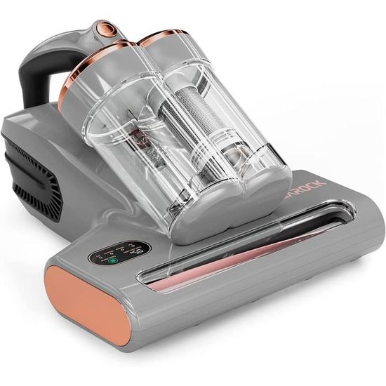 MAXXMEE Aspirateur à Main Anti-acariens | Détruit Jusqu'à 99,9% Des Acariens Grâce à La Lumière UV-C | Récipient à Poussière De 250ml [Filtre HEPA