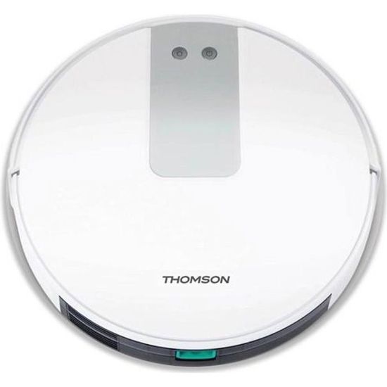 THOMSON - THVC204BC - Aspirateur Robot - Navigation Aléatoire - 100/120min Autonomie - 3 modes de nettoyage - 0,6L poussière