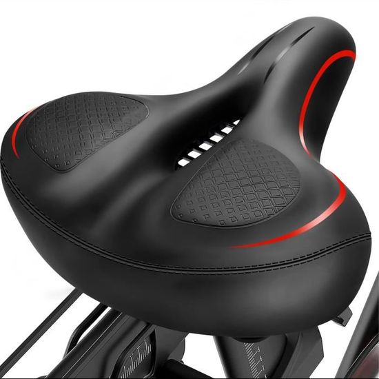 Selle de Velo Selle Velo Extra Large en Mousse a Memoire et Ergonomique pour Velos de Route VTT Velos de Ville Cdiscount Sport