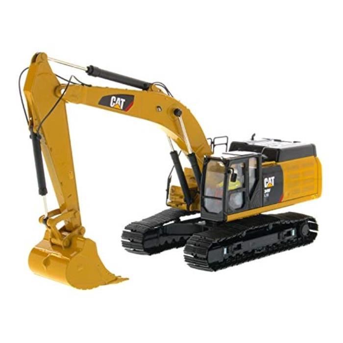 Kit Modelisme A Construire IB8Z5 CAT Caterpillar 349F L XE Pelle hydraulique avec l'opérateur de la série High Line 1-50 Modèle 8594