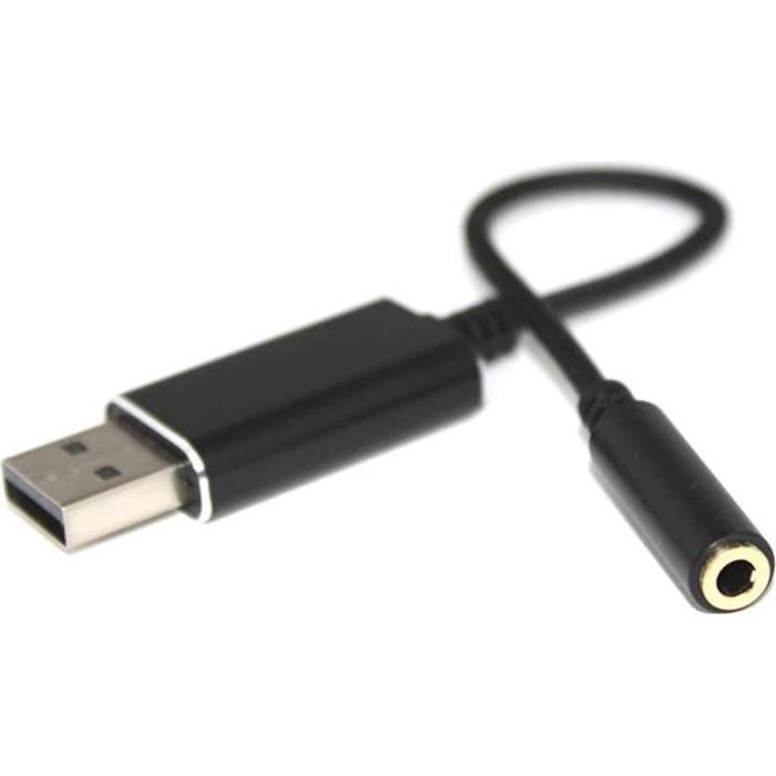 Ovegna Adaptateur USB Audio vers Jack 3,5 mm