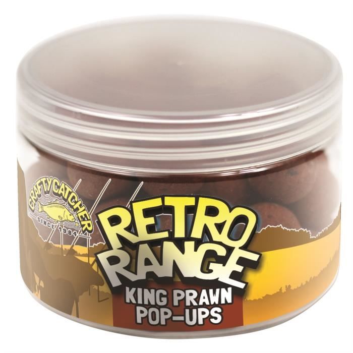 Crafty Catcher Retro Range King Prawn Pop Up - 15mm -150ml