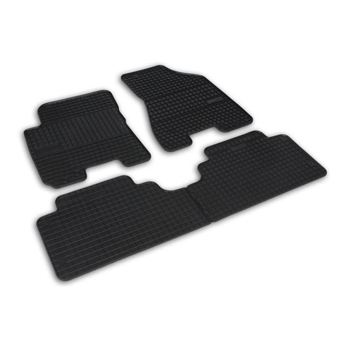 Tapis de sol caoutchouc sur mesure pour Hyundai Tucson 1 I JM EL ELH 2004-10 Noir 4 pcs