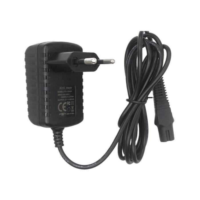 12V alimentation cordon de charge remplacement rasoir électrique chargeur de rasoir pour Braun tondeuse à barbe série Z20 Z30 Z4 p