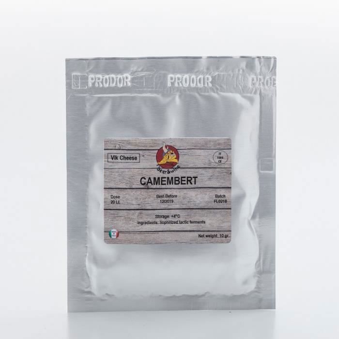 Camembert 10g / 20L - Ferment Fromage - Fromage Italien - Ferment Lactique - Les bactéries de fromage - Geler Culture séché
