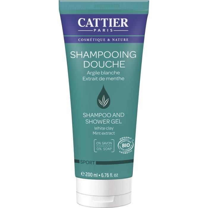 CATTIER Gel Douche Sport Bio 200 ml