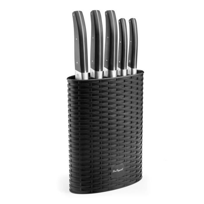 Pro - Bloc garni de 5 couteaux