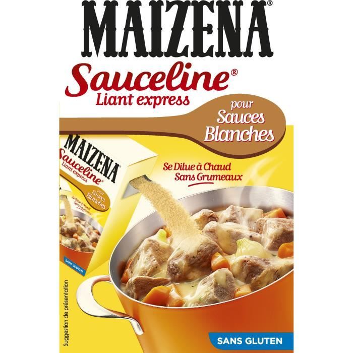 MAIZENA Sauceline Farine pour Lier Sauces Blanches Sans Gluten - 250 g