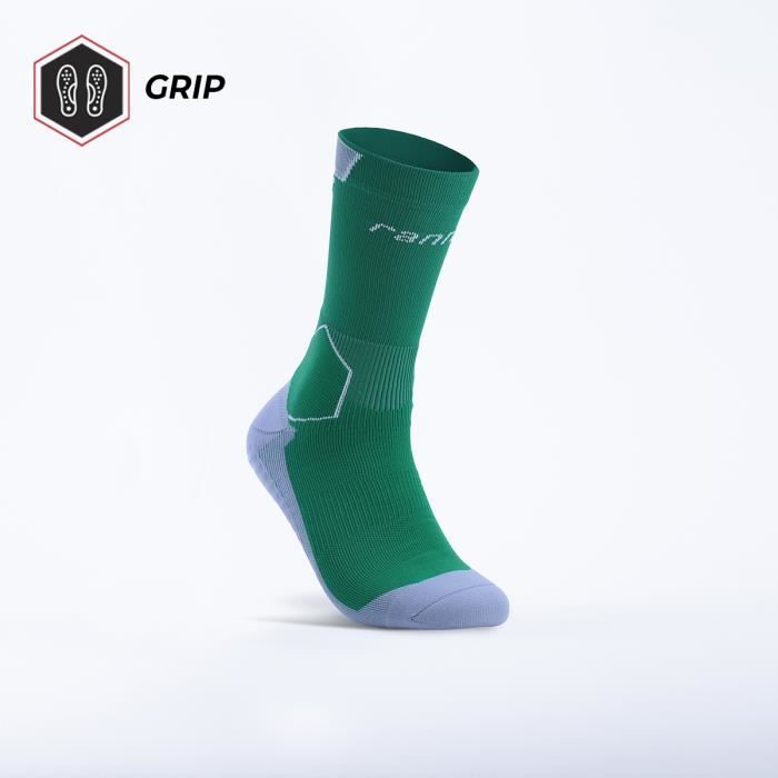 R-ONE Grip - Ranna - Chaussettes de performance antidérapantes / Football - 100% Made in France