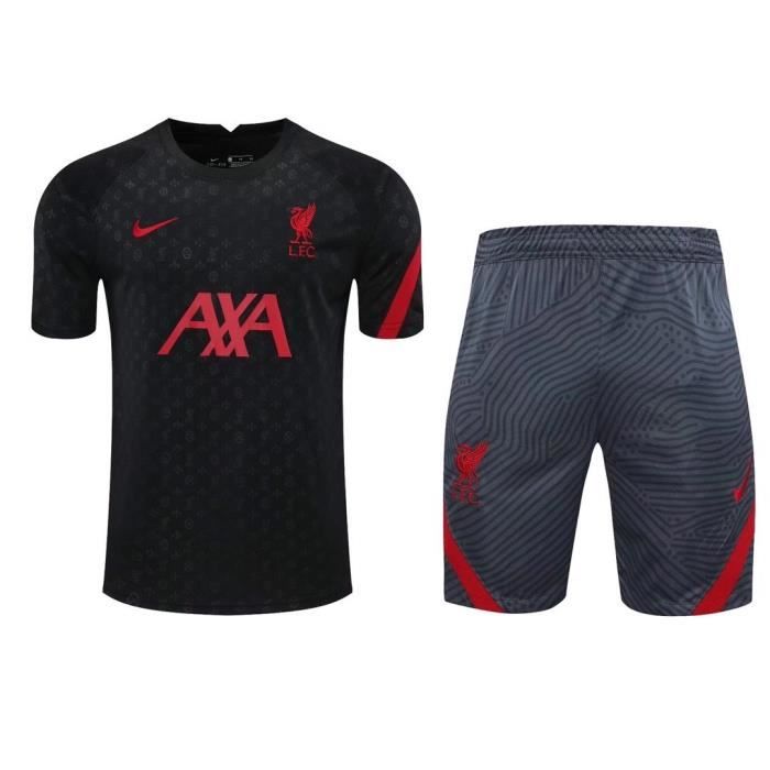 Maillot Liverpool Football Training Hauts + Short Adulte Kit 20/21.