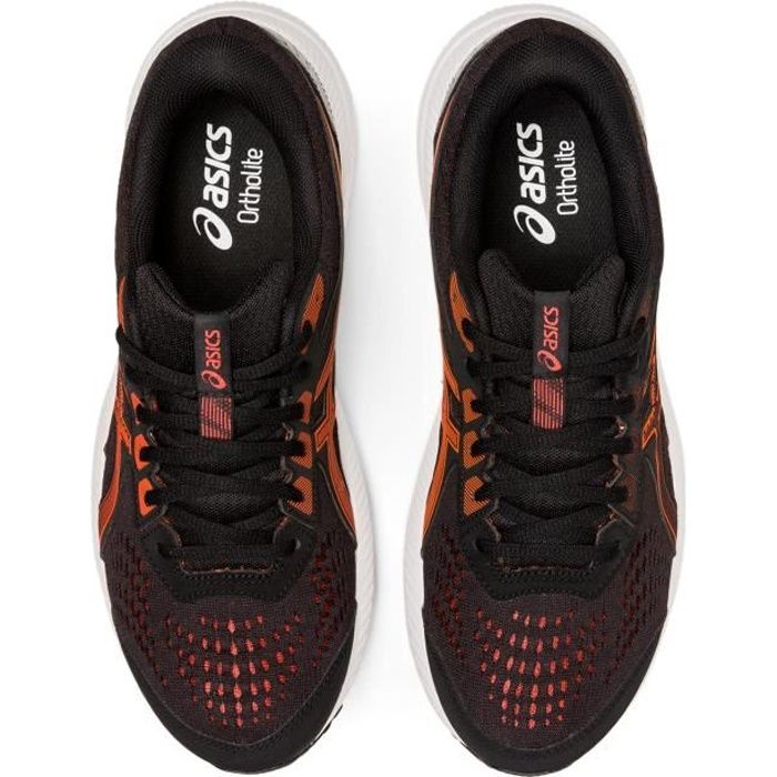 Chaussures de multisports, ASICS, Gel-Contend 8 - Black/Cherry Tomato, Homme
