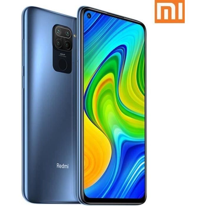 Xiaomi Redmi Note 9 4Go 128Go Gris