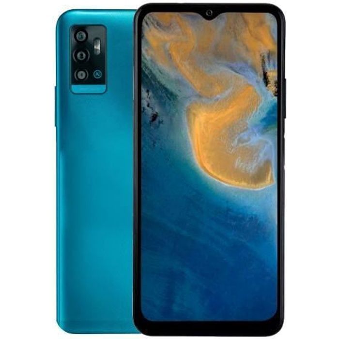 Téléphone portable ZTE BLADE A71, écran 6.52- HD+, 1600 x 720 pixels, Dual SIM 4G, Android 11, processeur Octa-Core 2.0 GHz, slot