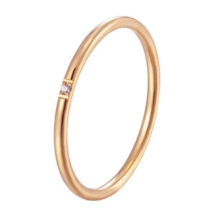 Bague en acier inoxydable avec zircone cubique | Paillettes Avis Bague en acier inoxydable avec zircone cubique | Paillettes Avis