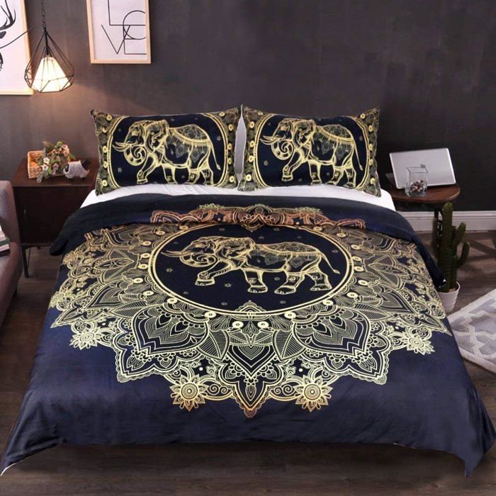 Housse De Couette Wednesday – Microfibre, Impression 3D, Taille Double 200x200 Cm