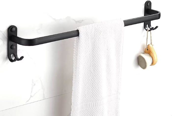Porte-Serviettes Mural en Aluminium Porte Barres Serviette Moderne