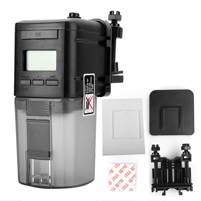 Meilleurs prix pour Mini distributeur automatique de nourriture pour aquarium avec écran LCD numérique et minuterie d'alimentation