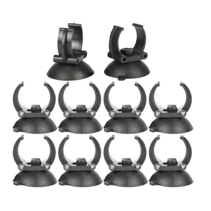 Comparer les prix de 10 pièces Aquarium Tige chauffante Ventouse Pince de Fixation 35mm Aquarium Chauffage ventouses ventouses Clips
