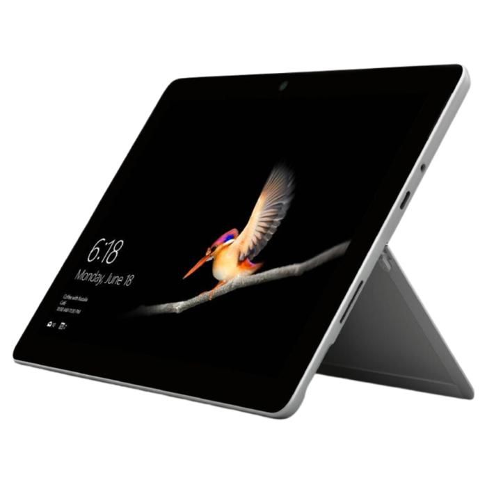 PC Portable Microsoft Surface Go 10 – 8 Go/128 Go SSD – Intel Pentium CPU 4415Y 1.6 GHz – Argent – Grade AB – Sans Accessoires