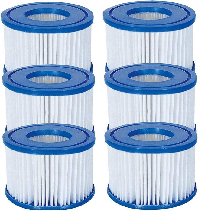 Lot De 2 Cartouches Filtrantes Pour Spas MSPA 10.6 Cm - Compatible Fjord, Kili, Camaro, Aurora, Tekapo - Polypropylène 90 Plis