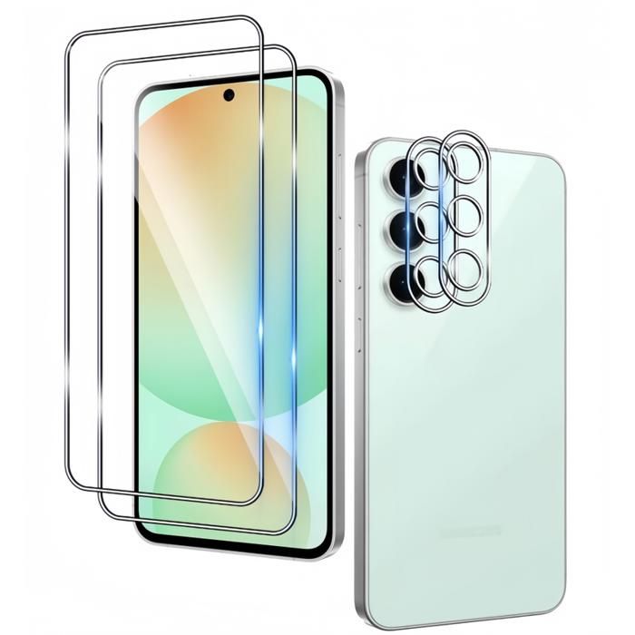 Protecteur Verre Trempé 9H Pour Objectif IPhone 16e - Lot De 2, Anti-rayures, Anneau Métallique, Installation Facile - 7