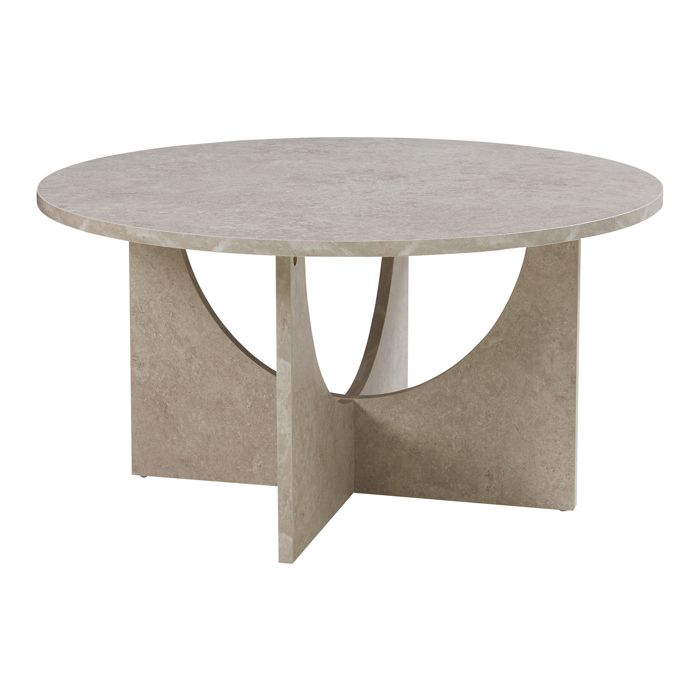 Table basse Rindal 80 x 42 cm béton clair
