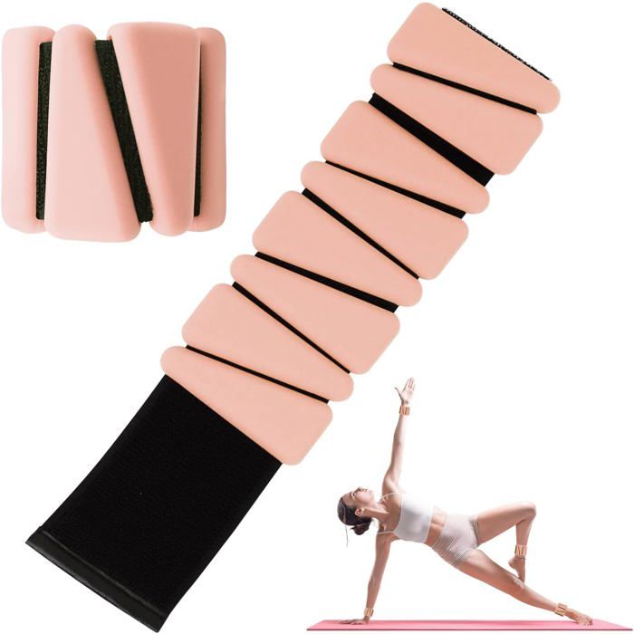 Poids de poignet pour hommes et femmes pour le yoga la danse le Pilates et le jogging 0 9 kg (2 pièces)