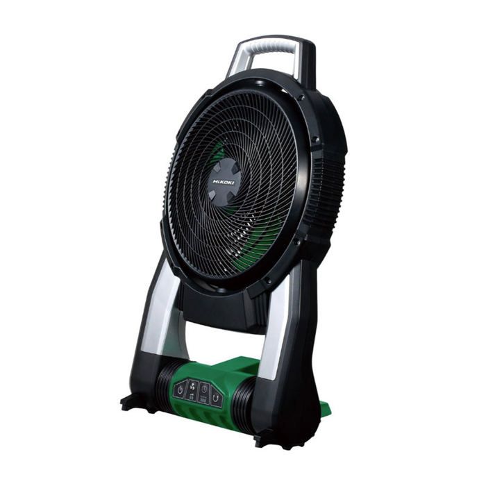 Ventilateur pivotant 18V inclus adapt. 220V Solo 75 heures d’autonomie livré en carton faible niveau sonore vit de l’air réglabl