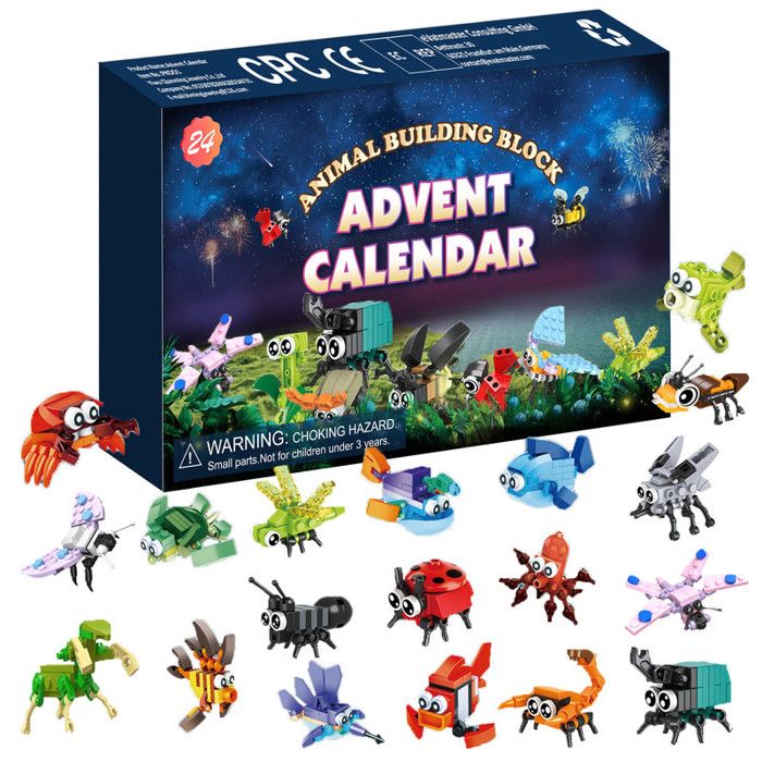 Calendrier De L'Avent 2025 Avec Jouets - Pour Enfants 3-12 Ans - 24 Surprises Animaux - Cadeau De Noël Garçon/fille