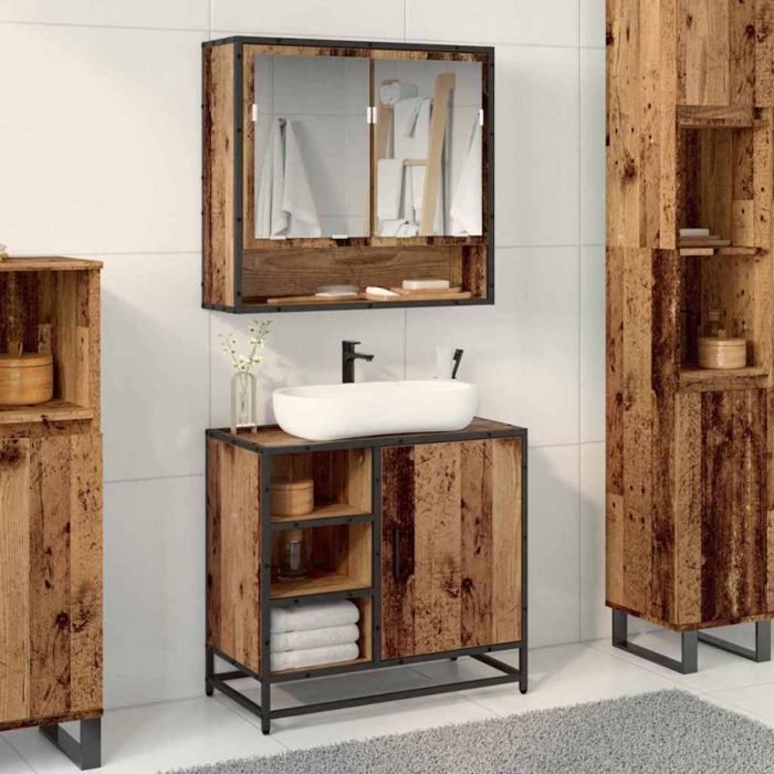 Meuble sous vasque - meuble vasque integree Vidaxl - 883634
