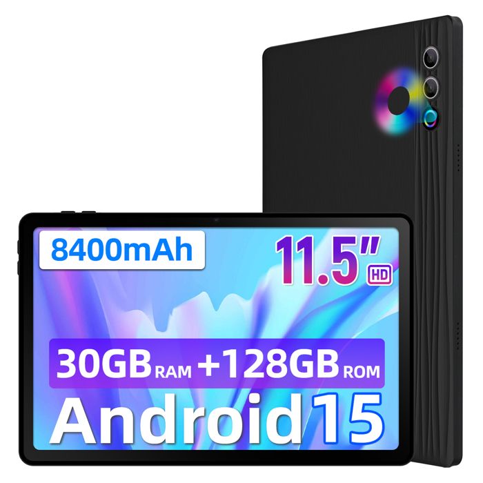 Tablette - KOTSREN - 115 pouces - Android 15 - 30 Go RAM - 128 Go stockage