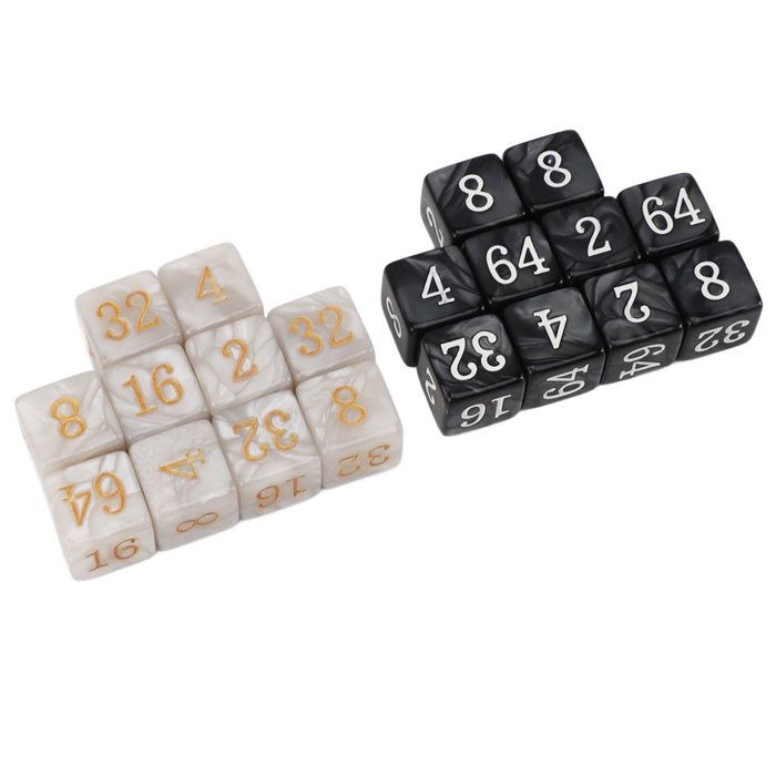 12 Dés Numériques 16 Mm – Chiffres 0-5 – Apprentissage Mathématique Et Jeux