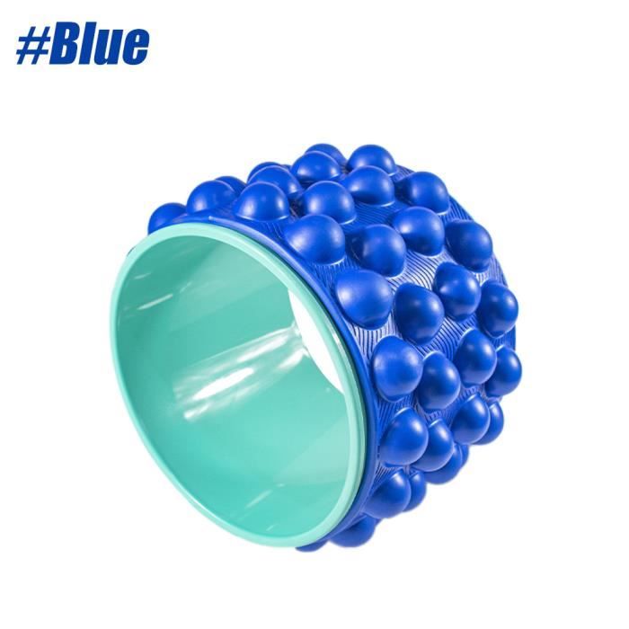Kit Massage 5 En 1 Bleu - Rouleau, Bâton, Balle, Bande De Résistance, Pour Récupération Fitness - 2