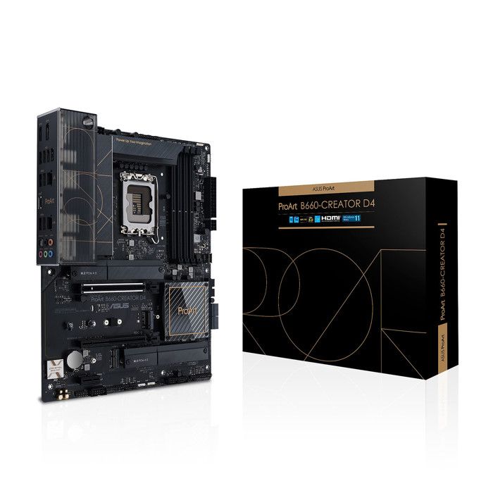 Carte mère – Asus – ProArt B660-Creator D4 – ATX – DDR4 – USB-C DisplayPort – M.2