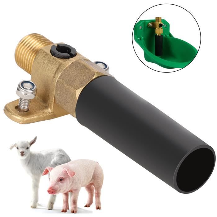 Naroote Abreuvoir Automatique Mamelon Porc Acier Inoxydable - Lot De 10 Économie D'Eau