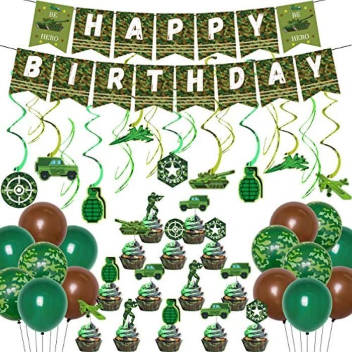 Decoration Anniversaire Militaire Cdiscount Decoration Anniversaire Militaire Cdiscount