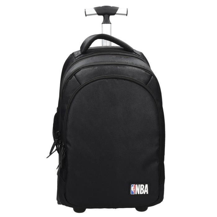 Sac dos roulettes NBA Black 48 CM 2 Cpt Cdiscount