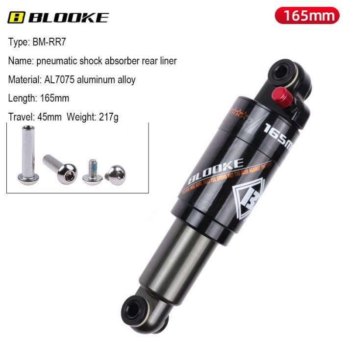 Amortisseur arriere sales vtt 165 mm