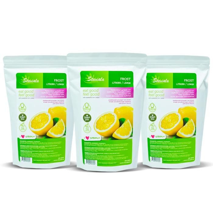 Steviala Frost Citron Sucre en poudre sans sucre de la stévia et de l