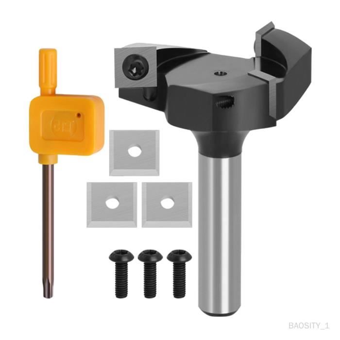 Fraise CNC XCAN 1/4'' - Défonceuse Défonceuse Bois, Tige 1/4, Diam 1'' - Surfaçage