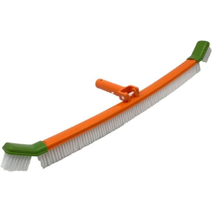 Brosse De Coin Pour Piscine Réglable - Poils Biseautés Pour Nettoyer Marches, Escaliers, Spas Et Angles - 7