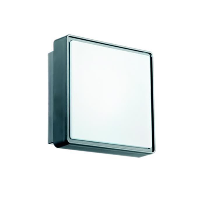 Plafonnier dextérieur en Abs Anthracite avec diffuseur en polycarbonate PICCA Piccolo