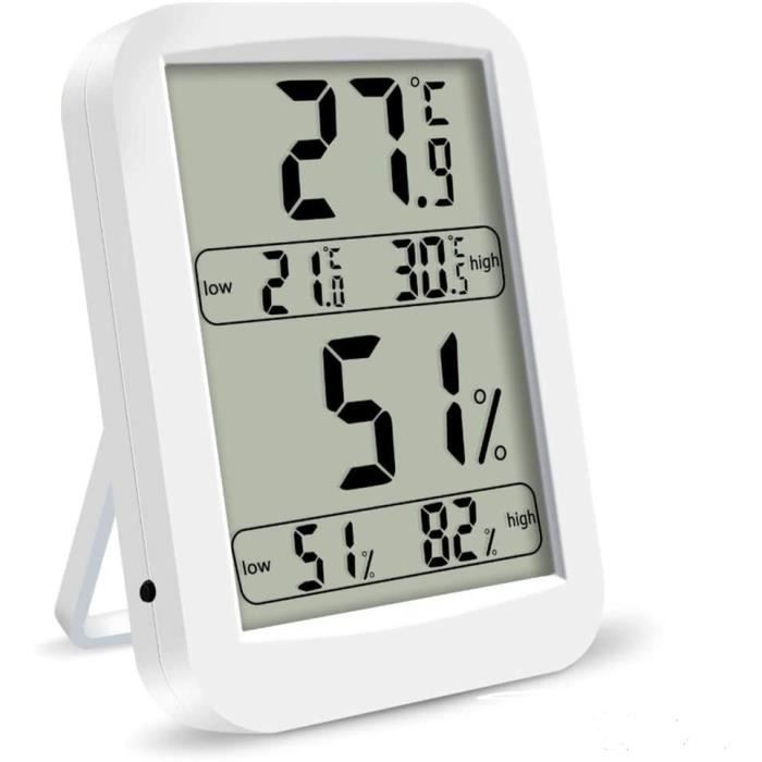 Thermomètre Intérieur et Extérieur Testeur numérique portable mural — free download