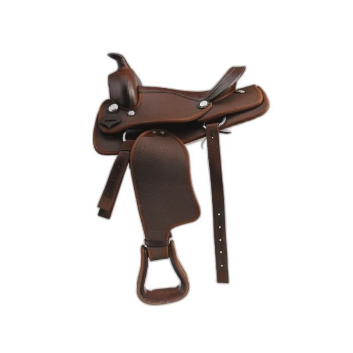 Selle Western Enfant Avec étriers BUDDY STRIERS, Fabrication Américaine