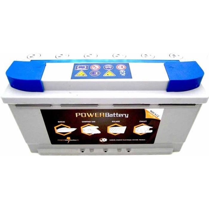 Batterie AGM CAMPING CAR Décharge lente 12v 105ah Cdiscount Auto