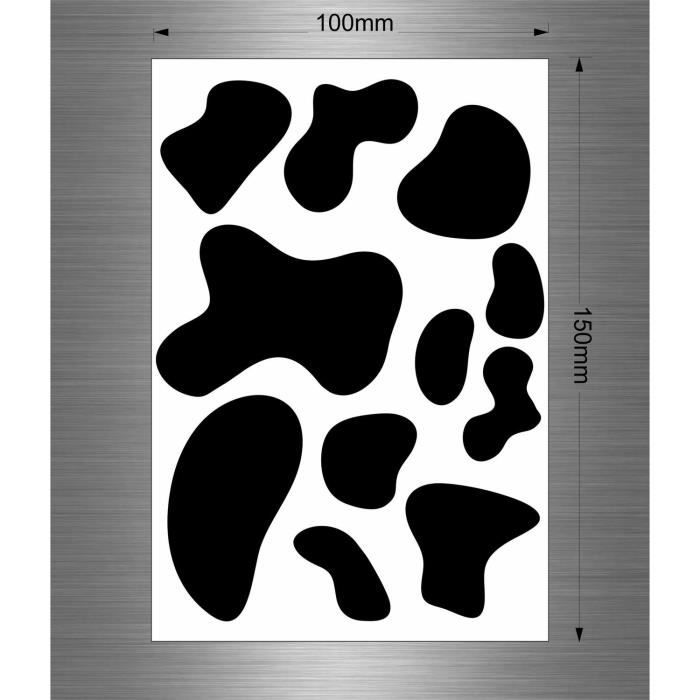 11 X Autocollant Sticker Taches Vache Deco Achat Vente Stickers Cdiscount