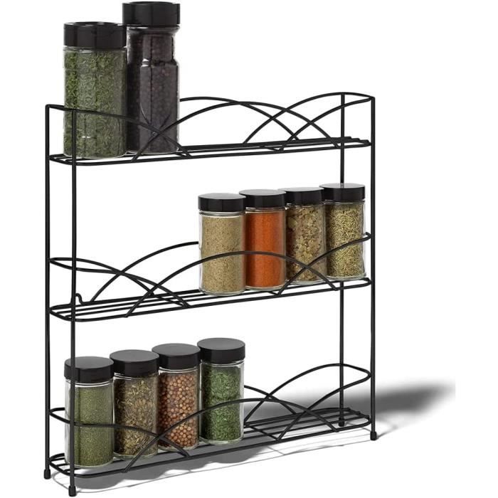 Étagère À Épices De Cuisine À 3 Niveaux - Organisateur De Cuisine